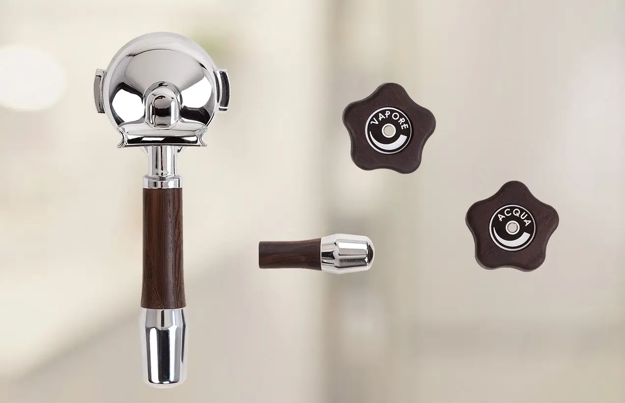 ECM Manufacture - Drehventil-Griffset - Smoked Oak – Bild 2